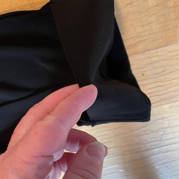 SYMPLI Canada Size 10 Pants Jersey Knit Black Cuff Crop Pull On Straight Leg - Picture 6 of 8